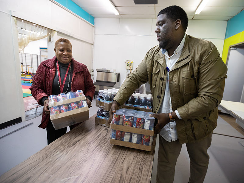 EversCare food pantry partnership helps feed patients in need