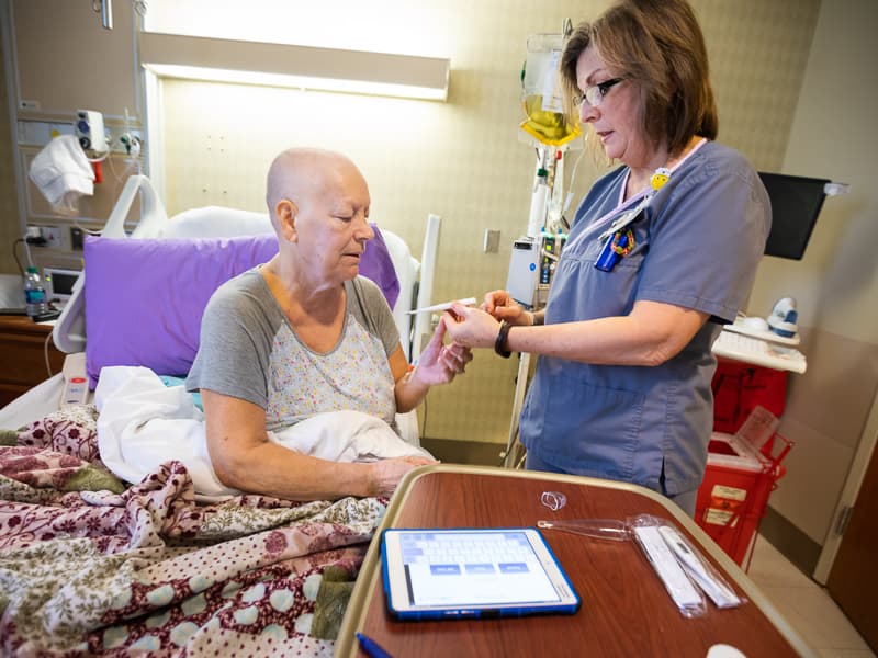 Touching base daily by telehealth helps BMT patients recover more quickly
