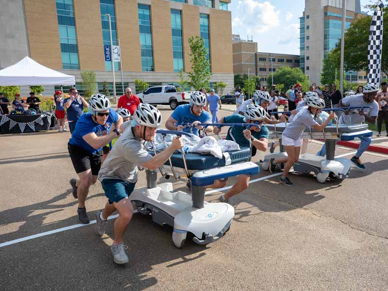 Photos: Gurney racers gun for Golden Stethoscope