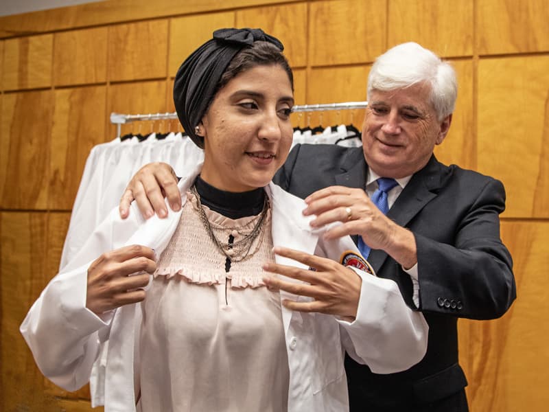 Lab coats symbolize pride, professionalism in SGSHS - University of  Mississippi Medical Center