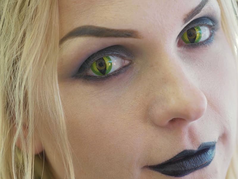 It's frightening how Halloween costume contact lenses can infect