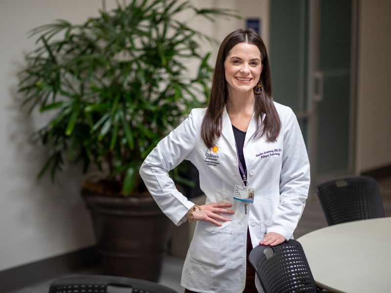 Katelyn Armstrong is a nurse practitioner in pediatric endocrinology.