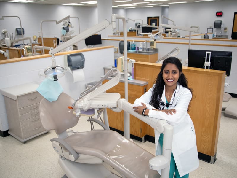 Ambika Srivastava's final semester of dental school looked much different than she had imagined.
