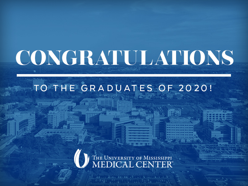 Graphic: "Congratulations to the graduates of 2020!"