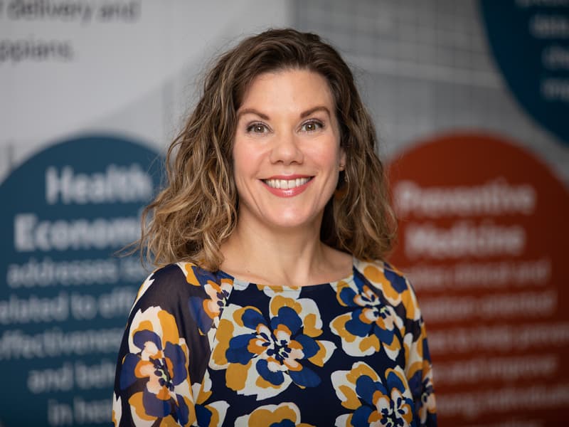 Dr. Caroline Compretta, assistant vice chancellor for research, leads a community-based health collaborative.