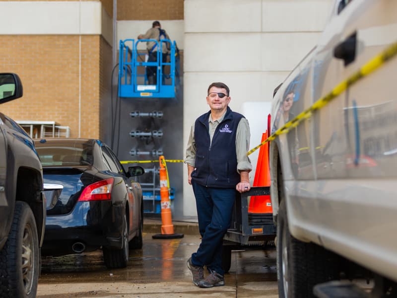 Doug Craft is supervisor of grounds at the University of Mississippi Medical Center.