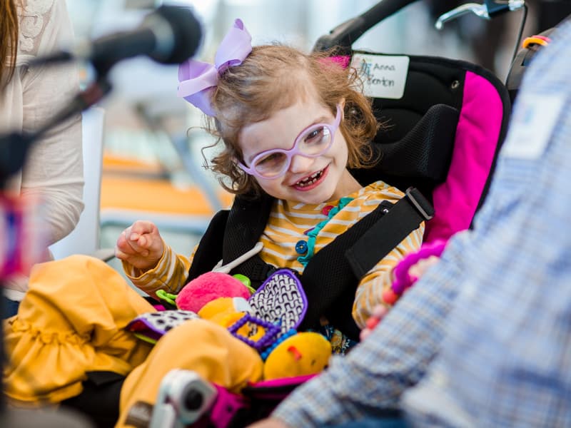 Anna Benton Coleman of Madison smiles during the first day of the Mississippi Miracles Radiothon.