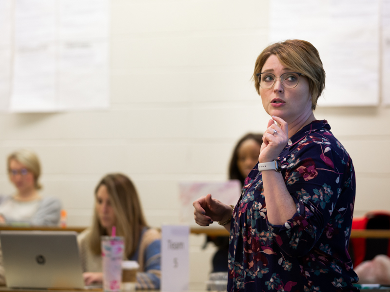 Dr. Kayla Carr, assistant professor, is the School of Nursing's 2021 Early Career Achievement Award recipient.