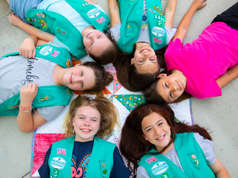 Girl Scouts Be the Change Iron-On Patch