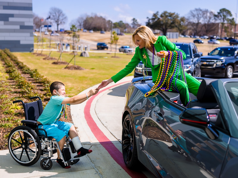 Photos: Mardi Gras festivities bring bling to Children's of Mississippi