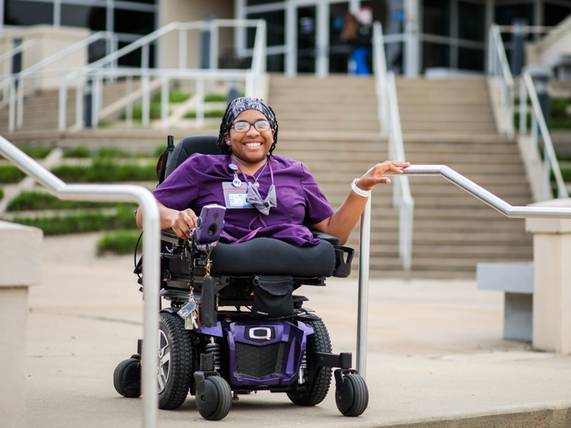 Miracle Buckley, a second-year Doctor of Occupational Therapy student, said she has been surprised by how invested the faculty are in their students.