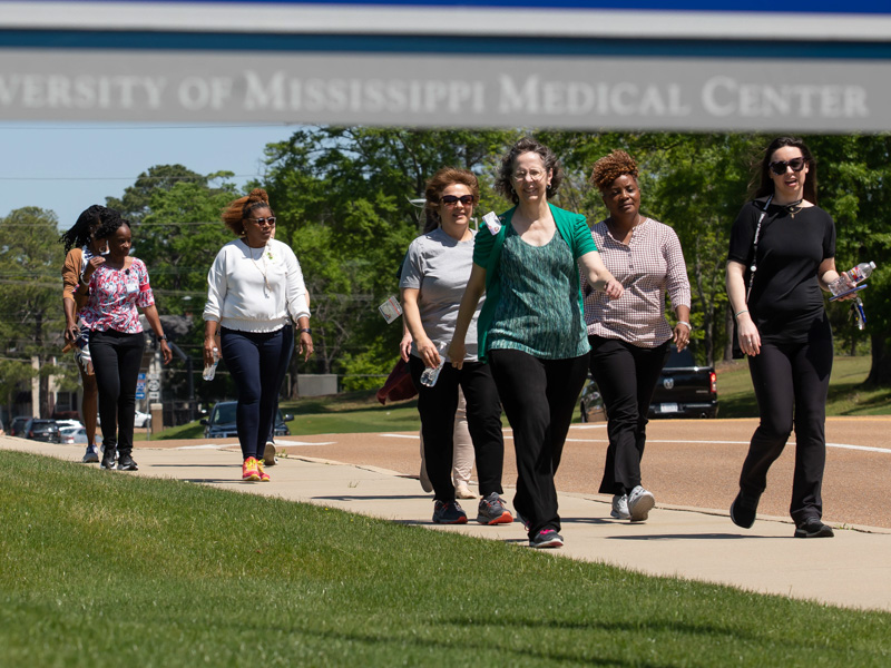 Left, right, repeat: UMMC celebrates National Walking Day