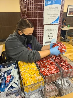 Bonnin-Behan performed a rotation through the hospital cafeteria during her Project SEARCH internship.