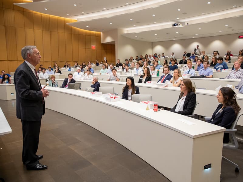 2022 Last Lecture honoree Dr. John Hall answers student questions about mentorship and the Textbook of Medical Physiology during the 2022 Last Lecture.