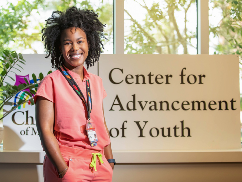 Dr. Gabrielle Banks, who sees her young patients at the Center for the Advancement of Youth, decided to become a psychologist when a couple of college courses awakened within her a fascination with the human mind. 