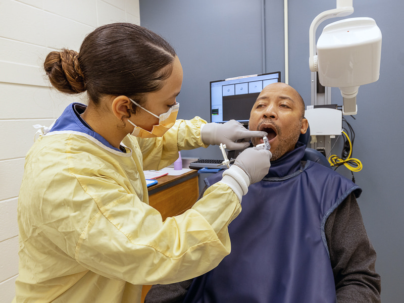 Smiles polished up for vets during Dental Mission Week