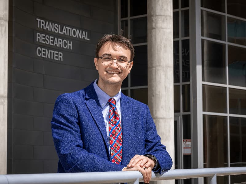 Brian Christman is keeping his talents at UMMC. Come fall, he will begin working on a PhD in biostatistics and data science in his journey to becoming a professor/researcher.