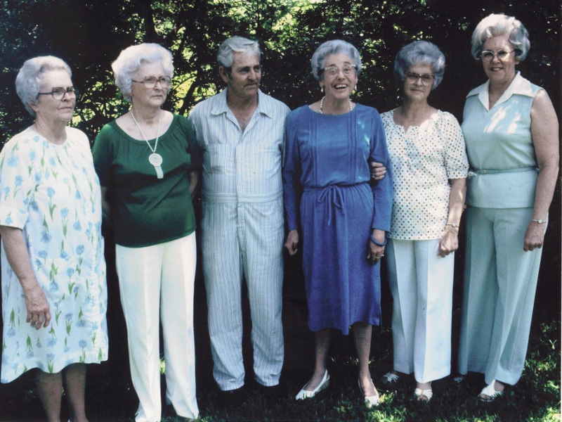 Ernestine Smith, far left, is pictured with her siblings. Her dream to become a nurse was the inspiration for a scholarship for students in the RN-to-BSN program at UMMC.