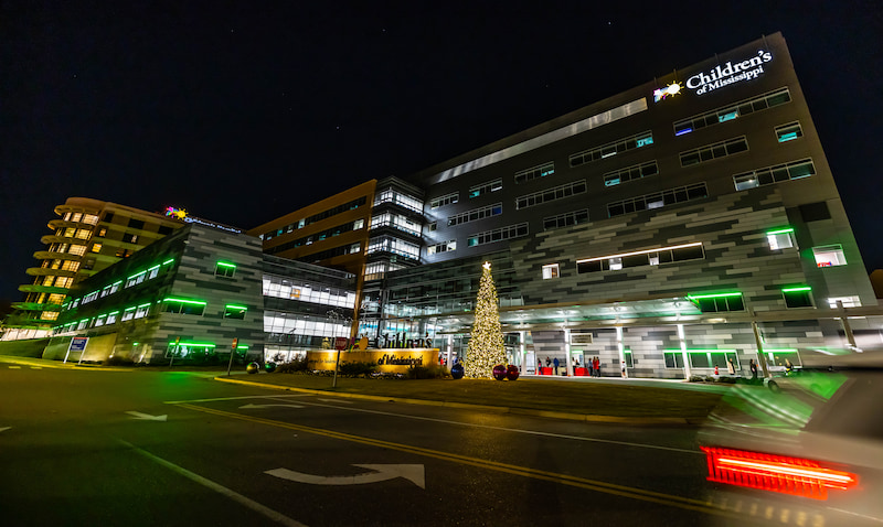 The Children's of Mississippi Christmas tree is a glow thanks to the Friends of Children's Hospital fundraiser BankPlus Presents Light-A-Light.