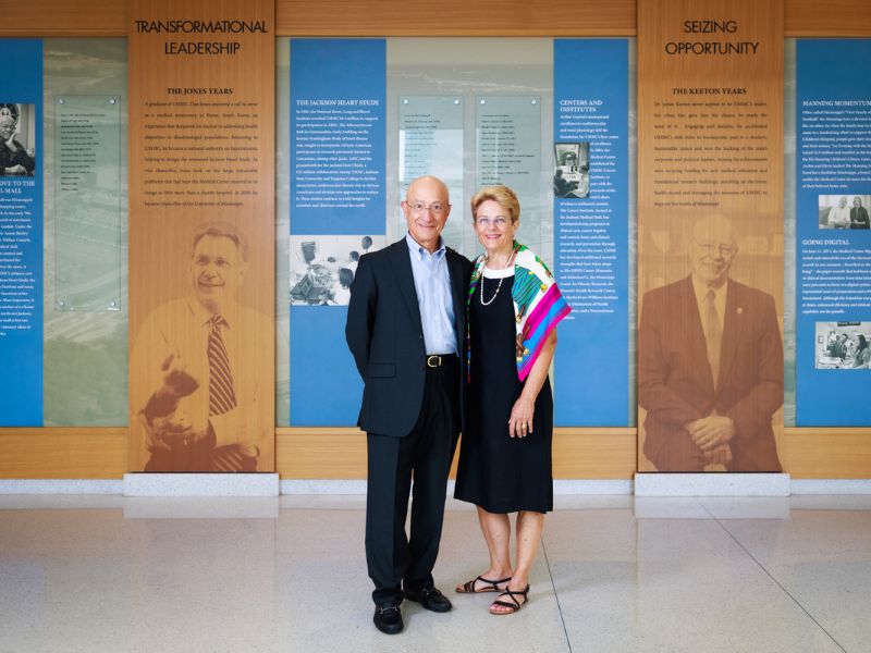 Dr. Giorgio Aru, professor emeritus of surgery and former division chief and surgical director of UMMC’s heart transplant program, and his wife, Jan Aru, started Aru Family Scholarship Endowment to help medical students overcome financial barriers and pursue a future in medicine.
