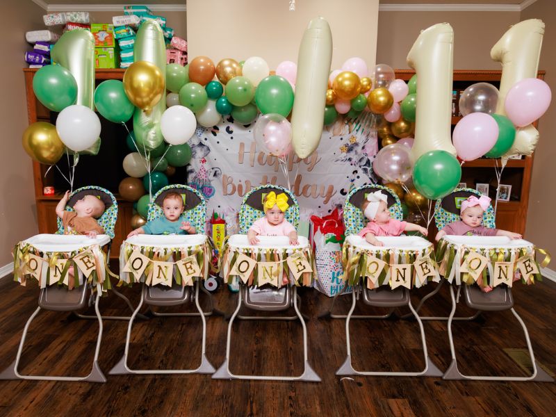 Video: Meyers family celebrates quintuplets’ first birthday