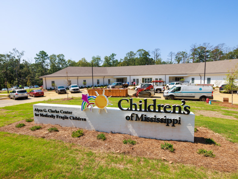 The Alyce G. Clarke Center for Medically Fragile Children will provide care for children with complex medical conditions. Joe Ellis/ UMMC Communications