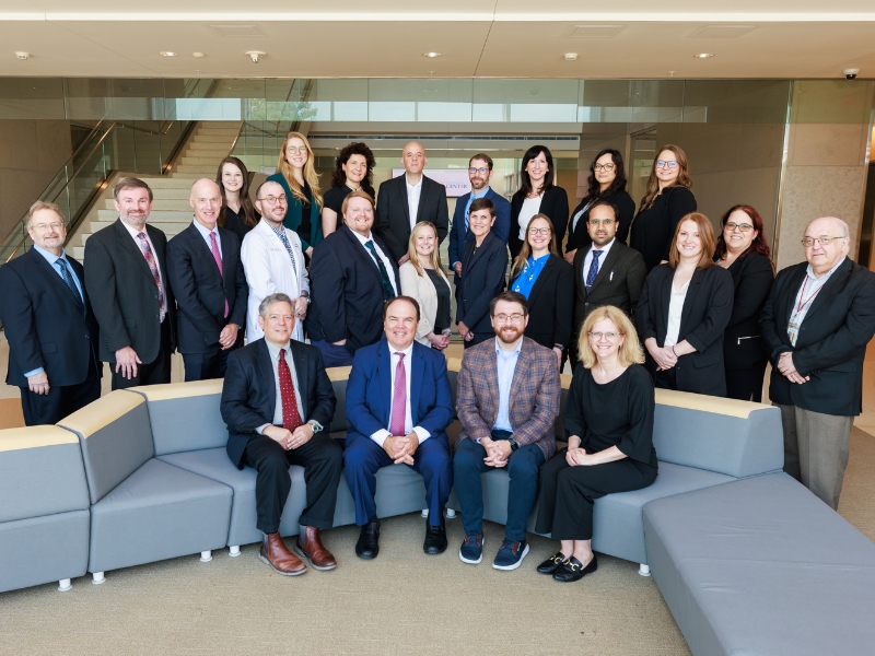 The Department of Psychiatry and Human Behavior poses for group photo.