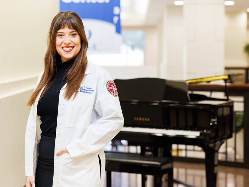 Madison Hansen, a fourth‑year School of Medicine MD‑PhD student, founded Cantus Medici – Latin for “song of the healers” – in 2023. She said the student‑interest group explores the intersections of music, medicine and neuroscience.