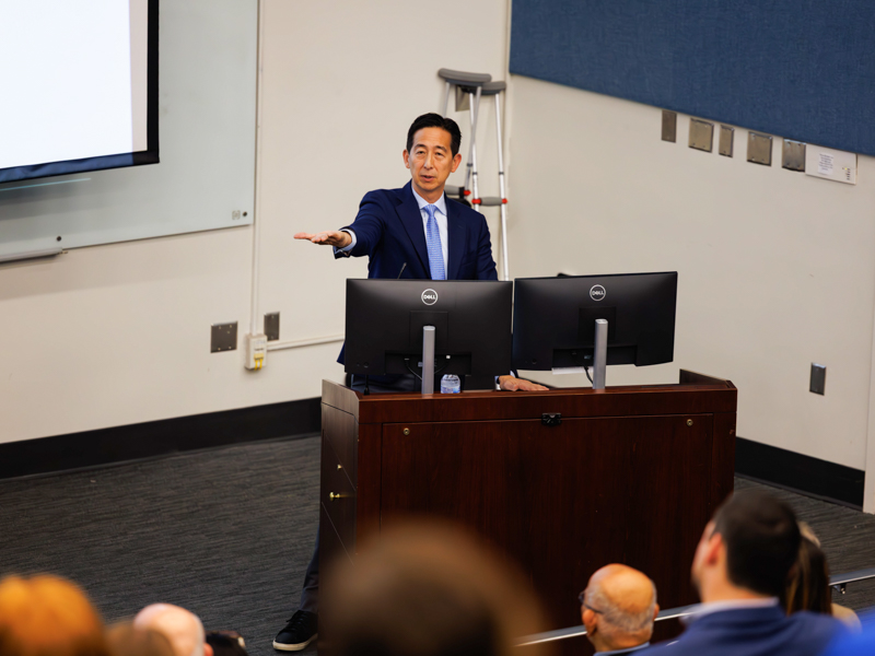 Dr. James Chang, the Johnson & Johnson Distinguished Professor and chief of plastic and reconstructive surgery at Stanford University, is the first guest in the Dr. Michael E. Jabaley Distinguished Hand Surgery Visiting Professor Lecture Series.