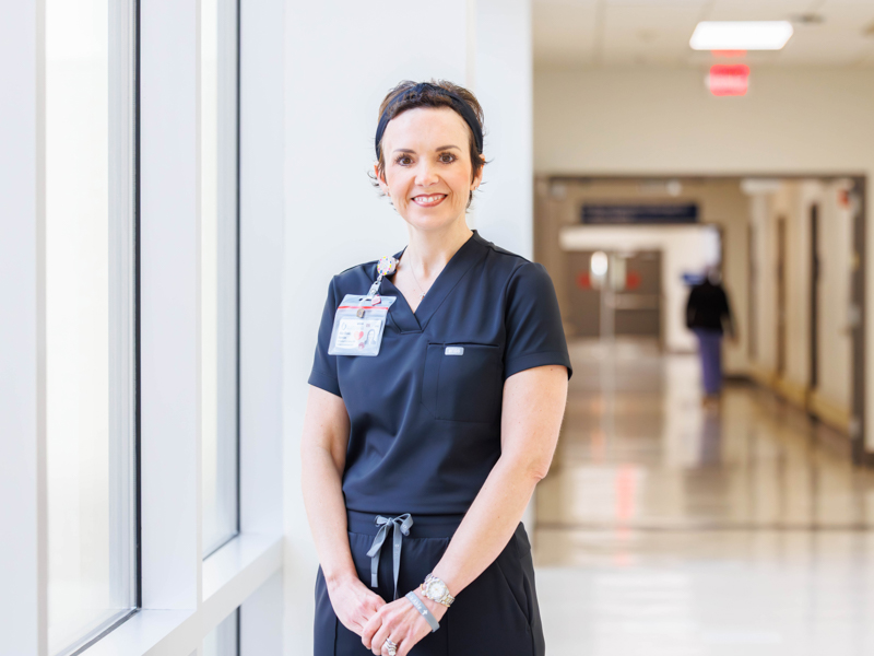 Alice Chaney Herndon is fighting cancer while serving as director of adult nursing services, a job she loves.