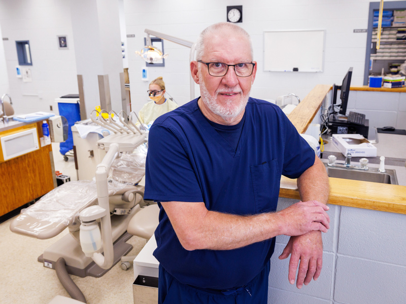 Dr. Hiram Gatewood has been a member of the UMMC School of Dentistry faculty for 45 years.