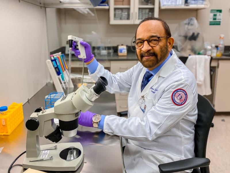 Dr. Parminder Vig has spent more than thirty years at UMMC studying neurological disorders.