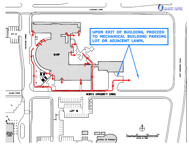 SHRP Fire Exit Plan