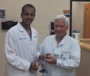 Dr. Ravi Chandran and Dr. Daniel Quon