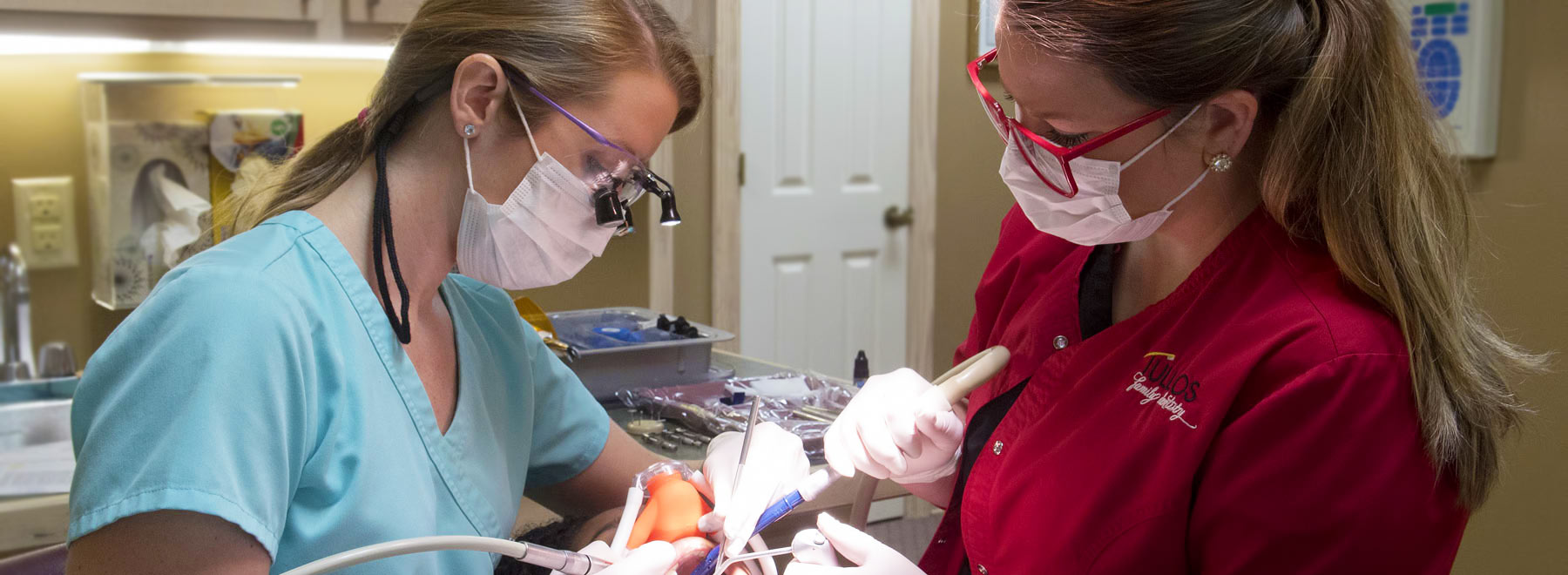 Two women from the School of Dentistry